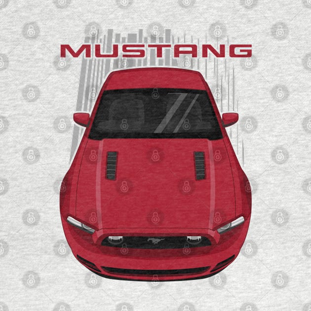 Mustang GT 2013 to 2014 - Red Candy by V8social